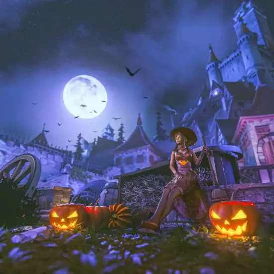 万圣节限定！3D大神重塑最终幻想7角色