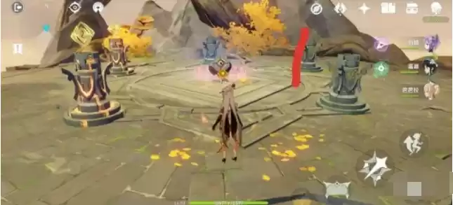 原神岩元素柱子顺序