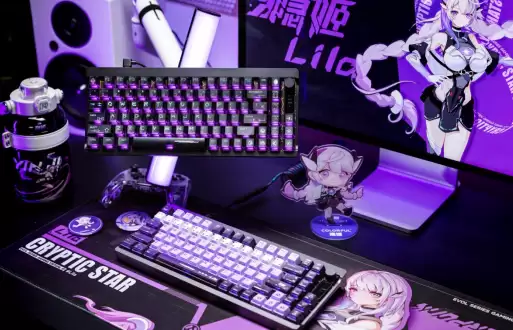 七彩虹星轴87铝合金磁轴电竞键盘首发499元起:8000Hz超高有线回报率