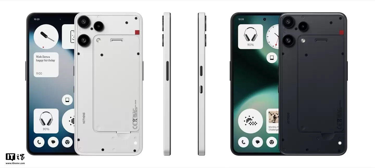 Nothing Phone (3a) Lite 手机发布：天玑 7300 Pro 芯片、6.77 英寸 120Hz 屏幕，后盖配备 LED 灯