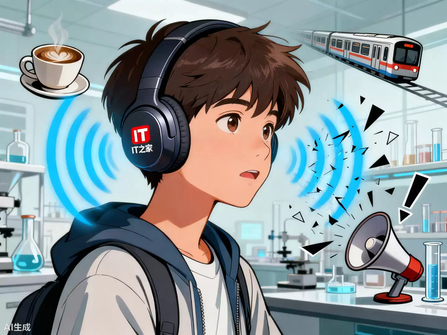 华为余承东详解“降噪耳机如何保护听力”:反向声波中和噪声,不用调大耳机音量