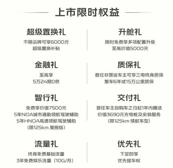 油耗2L级全球最低!吉利银河星舰6上市:限时6.88万起