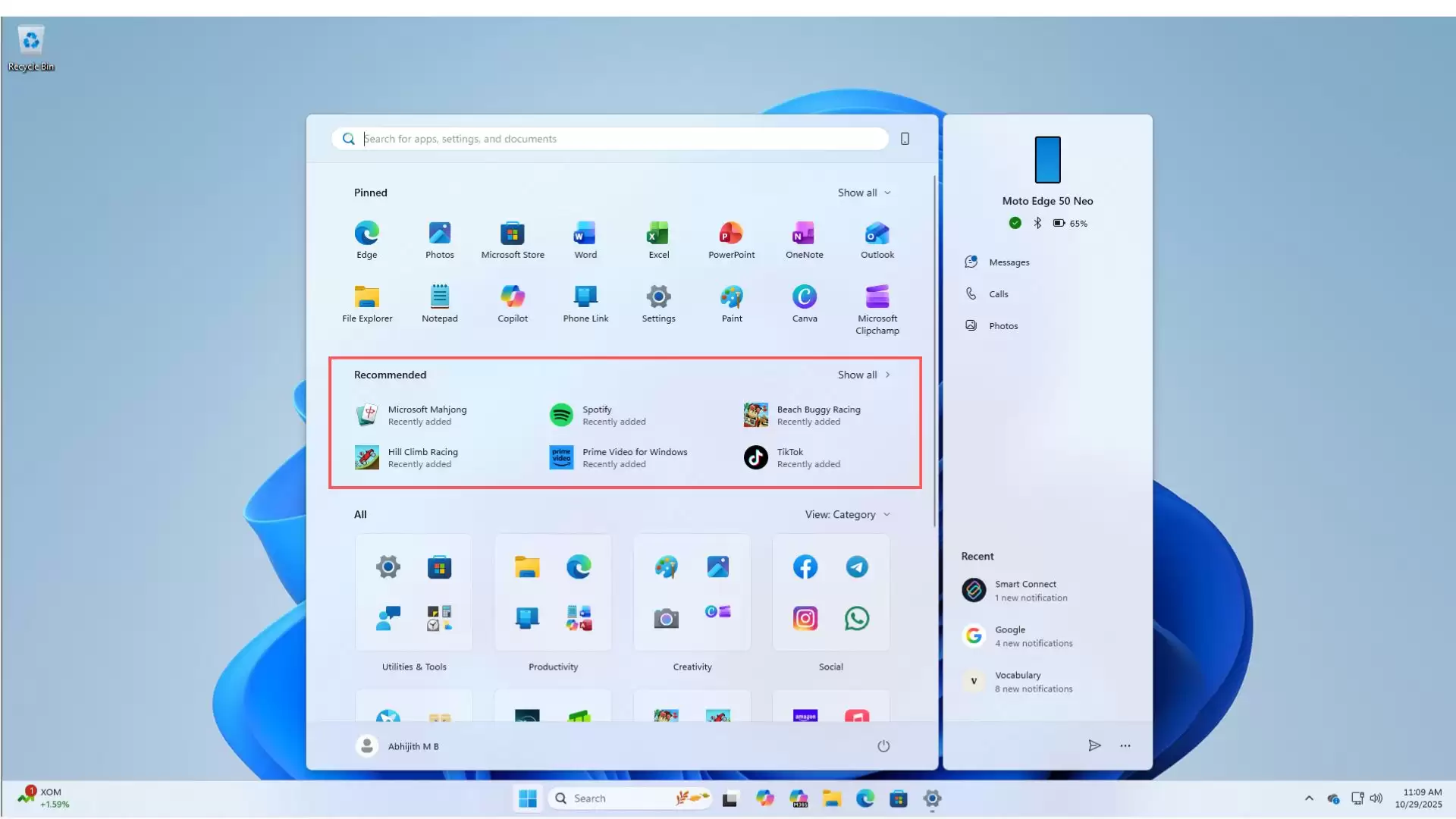 2021 年来首次重大改版：初探微软 Win11 新开始菜单，四大核心变化一览