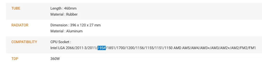 英特尔 Nova Lake 明年登场,Tt 曜越首家确认其散热器兼容 LGA-1954 平台