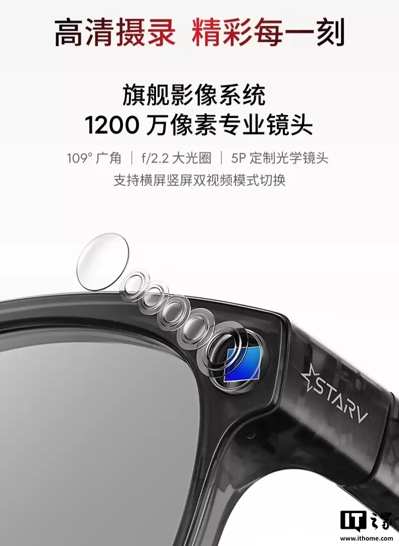 魅族 StarV Snap AI 拍摄眼镜首销：骁龙 AR1 芯片、支付宝扫码支付，1999 元起