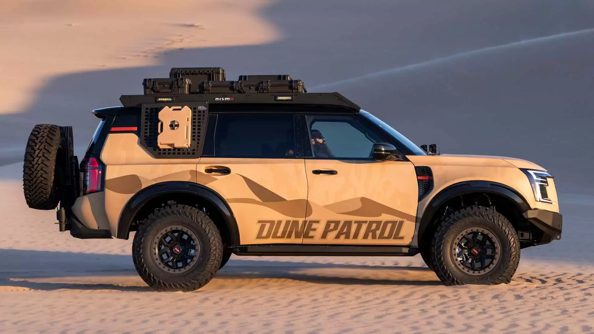 官方爆改“沙漠猛兽”,日产途乐北美版 Armada Dune Patrol 概念车亮相