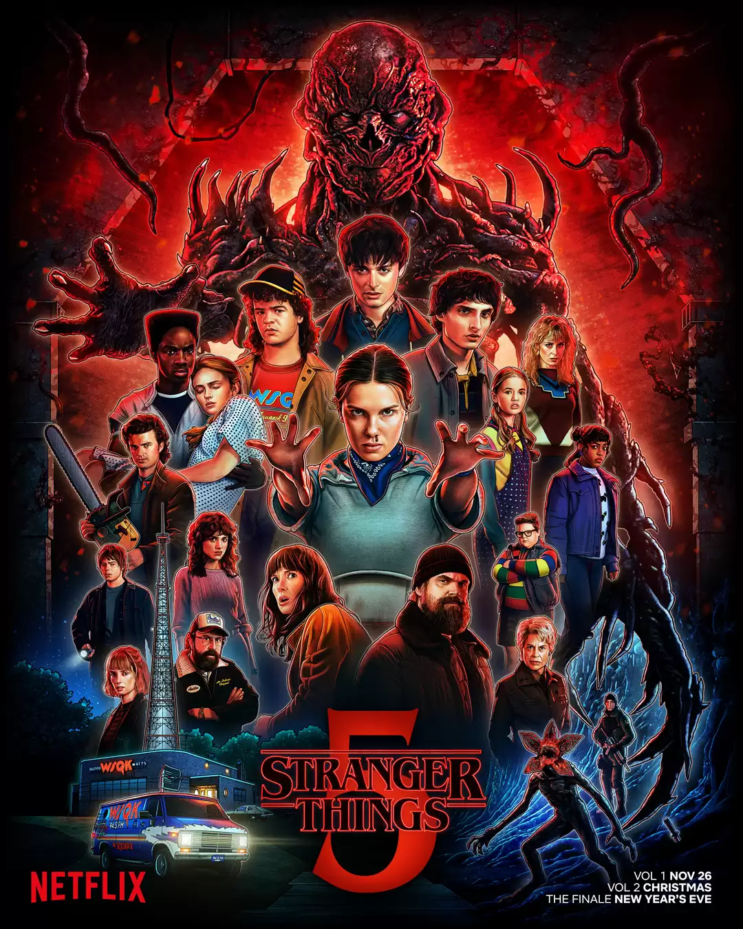 Netflix 科幻神剧最终季《怪奇物语 5》正式预告公布,11 月 27 日上线