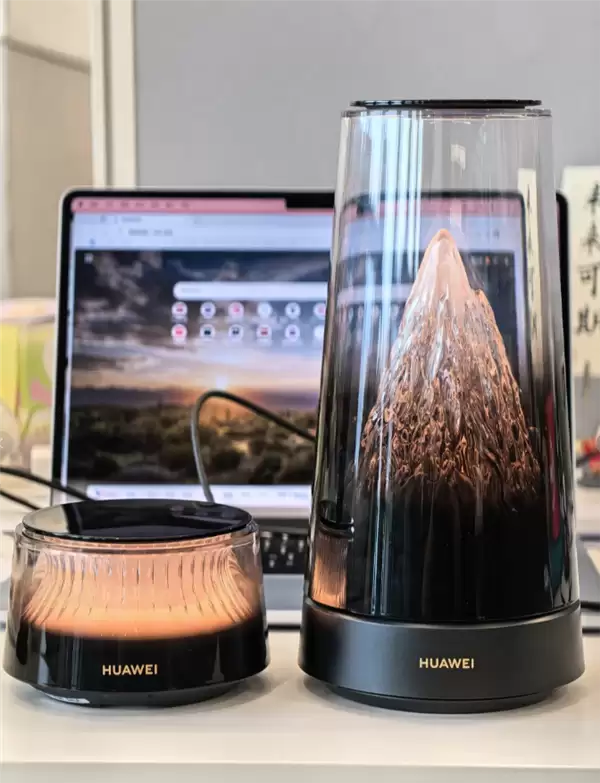 最美路由器！华为路由X3 Pro日照金山支持智能灯效：随日落日出变化