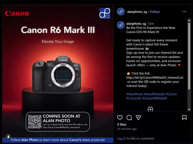 EOS R6 Mark III宣传海报提前泄露？