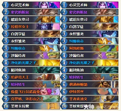 炉石传说穿越时间流抢先乱斗控制牧卡组推荐