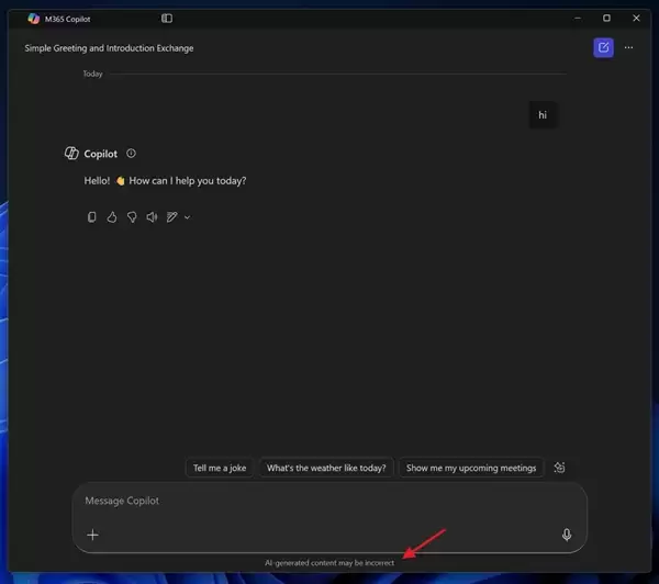 Copilot将默认不显示“AI可能会出错”警告！微软称其很烦人