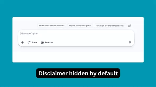 Copilot将默认不显示“AI可能会出错”警告！微软称其很烦人
