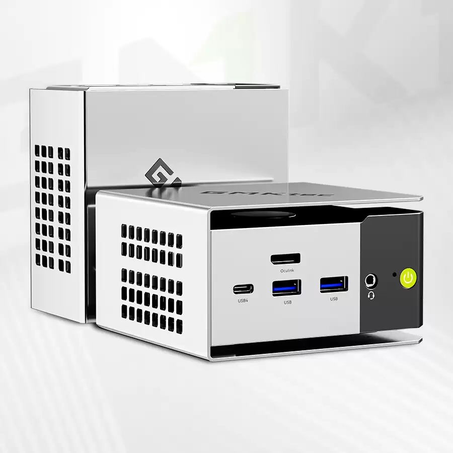 极摩客推出板载内存迷你主机M8:PRO 6650H,前置OCuLink 4i