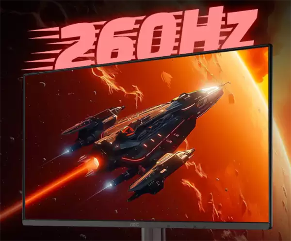 AOC新款24英寸显示器首发649元：FHD 260Hz屏、加入QD量子膜技术