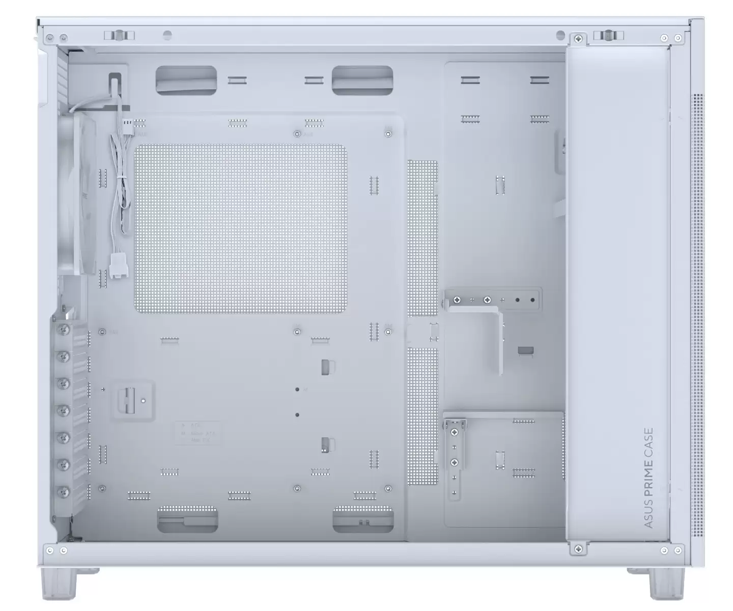 华硕 44L ATX 机箱 AP303 侧透版上市:前置电源布局,449 元起