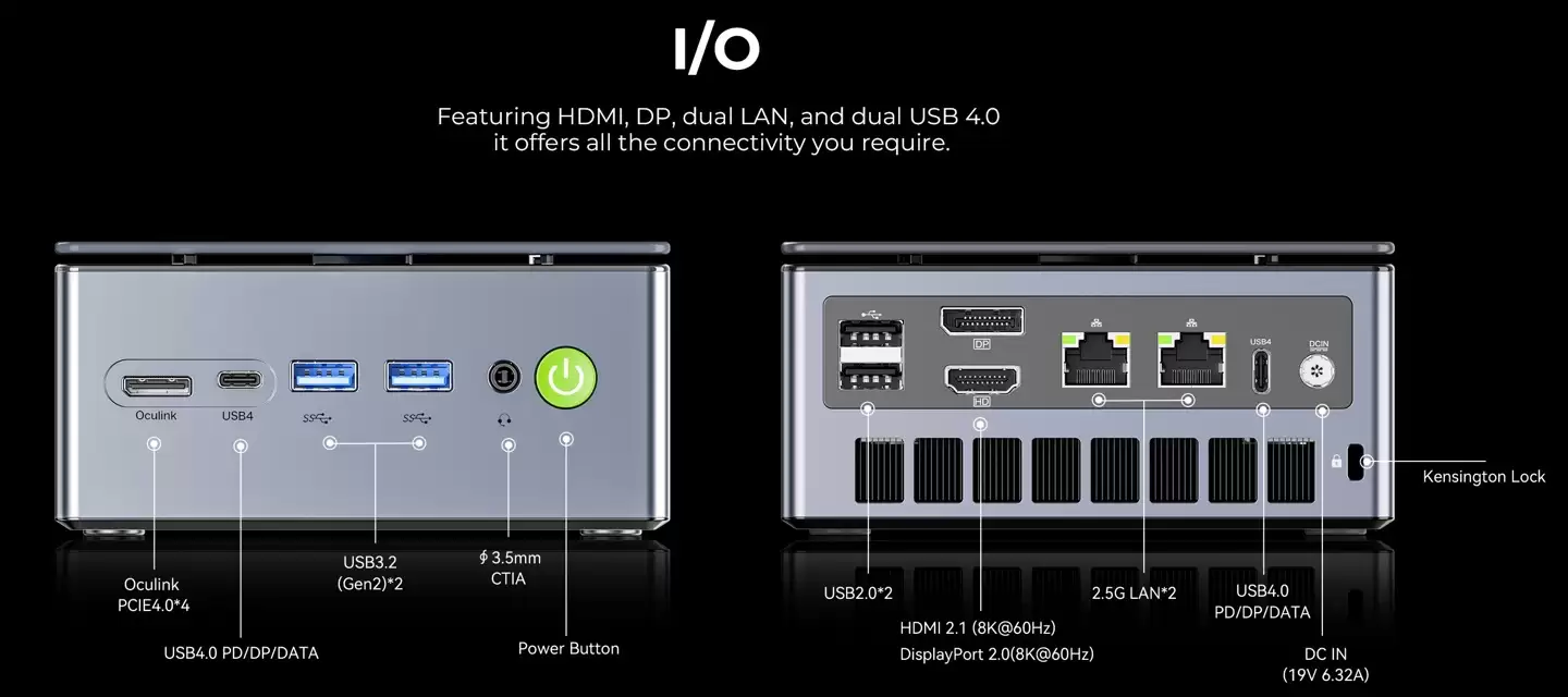 极摩客推出M7 Ultra迷你主机：PRO 6850U，提供OCuLink