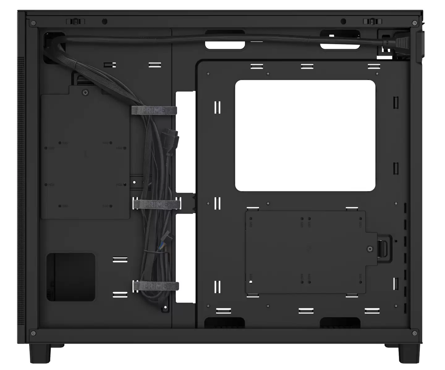 华硕 44L ATX 机箱 AP303 侧透版上市:前置电源布局,449 元起