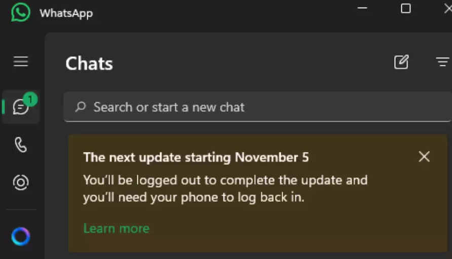 又回到 Chromium 网页封装：Meta 旗下 Win11 版 WhatsApp 聊天应用放弃 WinUI 原生版本