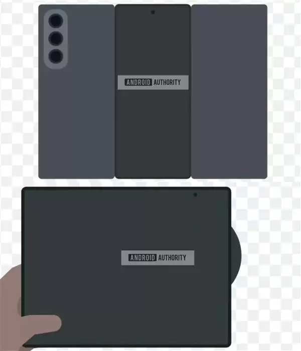 华为Mate XT唯一对手!三星首款三折叠Galaxy Z TriFold现身