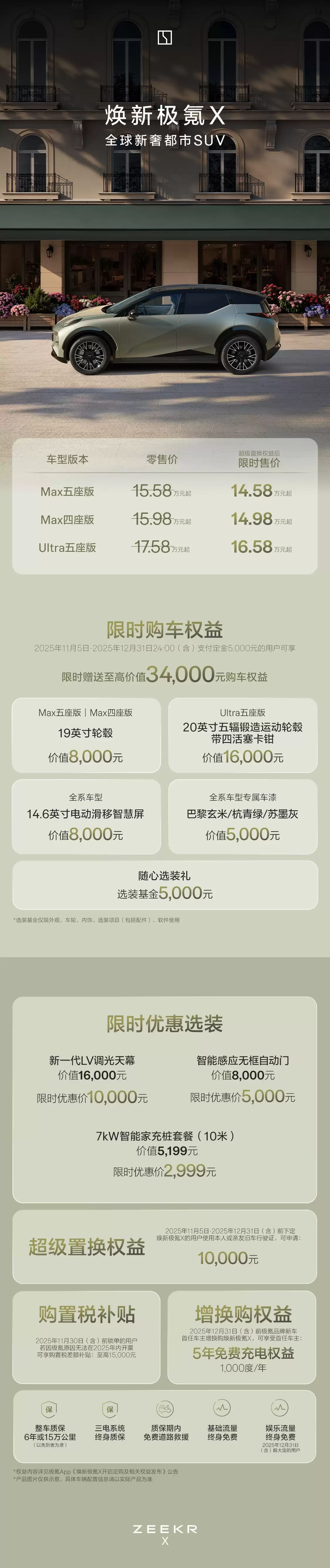 极氪X煕新上市，14.58万起售，标配智能四驱与高阶智舱