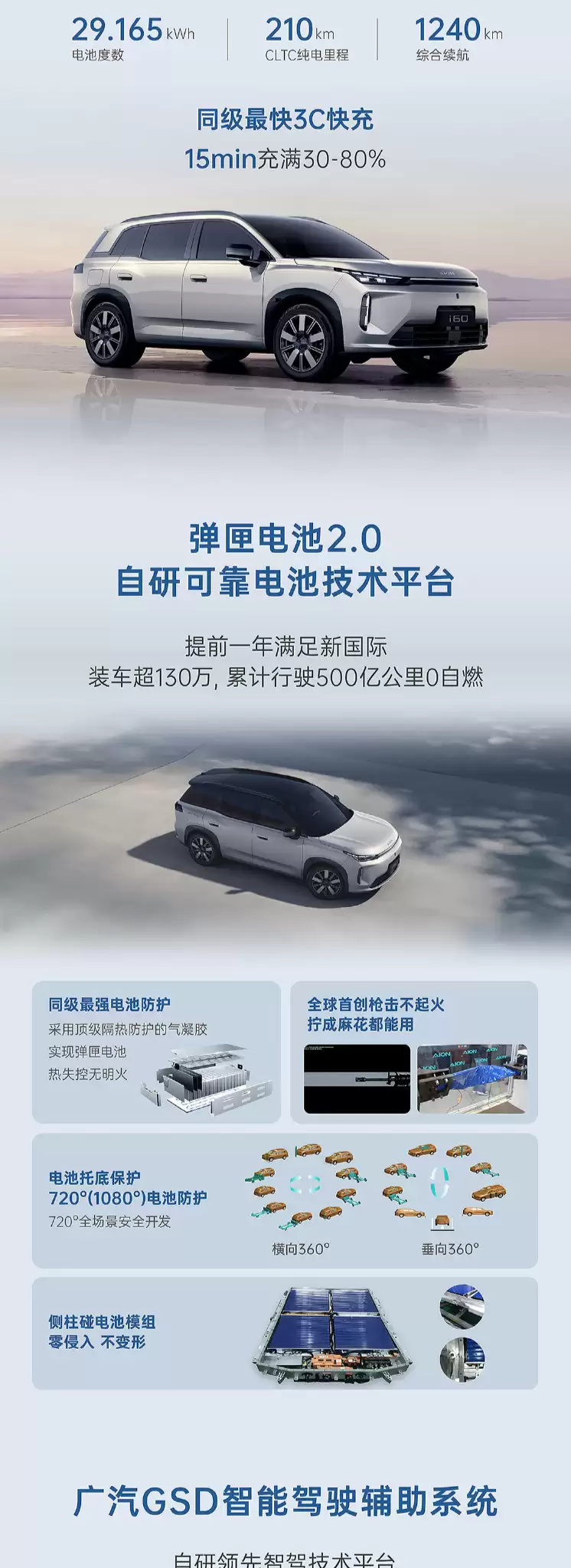 广汽埃安首款增程车型：大五座 SUV AION i60 预售，11.98 万 / 12.68 万元起