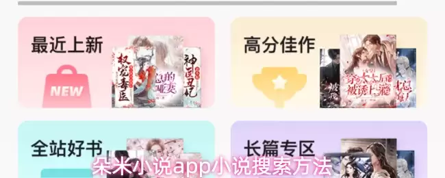 朵米小说app小说搜索方法