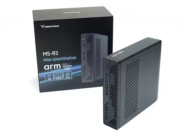 铭凡推旗下首款Arm迷你主机MS-R1：基于国产此芯P1！配备PCIe x16插槽