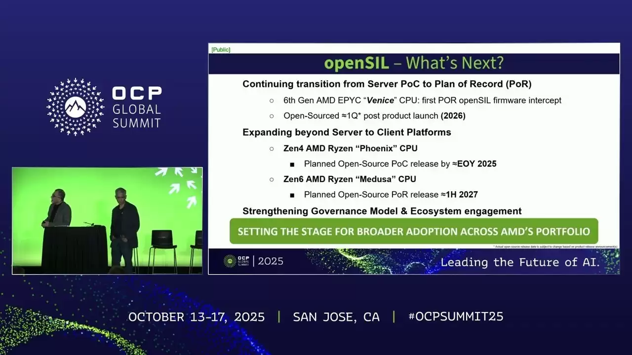 AMD将推Zen6处理器并开源openSIL固件