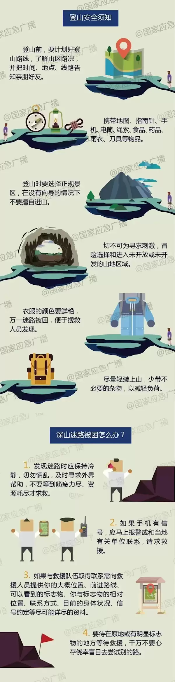 5口之家爬野山被AI坑惨 男子失足滑落差点有去无回