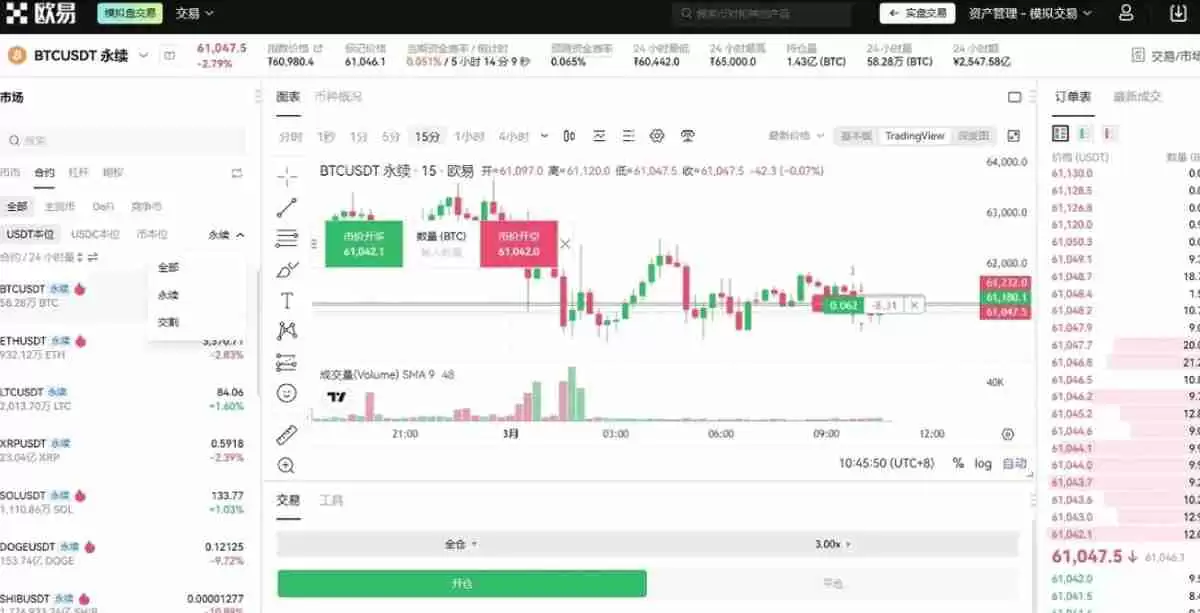 合约交易是什么?欧易交易所进行合约交易的图文教学(App/Web端)