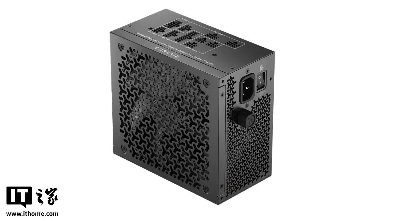 海盗船发布第二代 RMx SHIFT 电源：兼容 ATX 3.1、PCIe 5.1 标准，最高 1000W