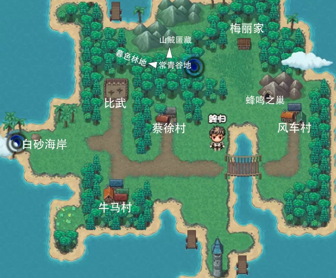 《大千世界2》三村岛攻略