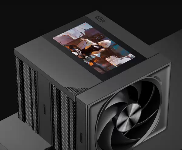 超频三巨浪RZ820散热器显示屏版首发999元:5英寸大屏 支持视频播放