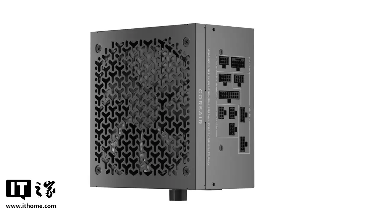 海盗船发布第二代 RMx SHIFT 电源：兼容 ATX 3.1、PCIe 5.1 标准，最高 1000W