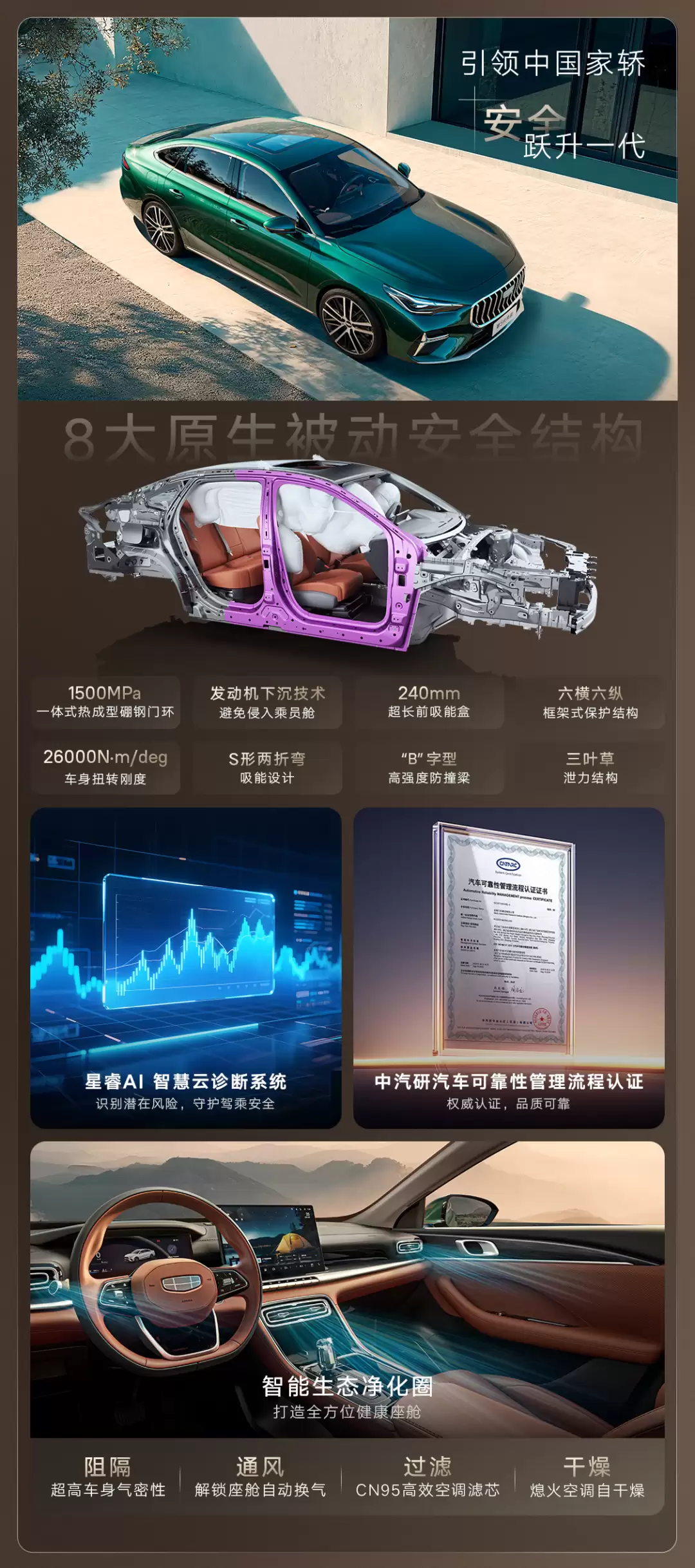 最低 6.89 万-8.59 万元就能买 4.8 米长的轿车，吉利第 5 代帝豪开启预售