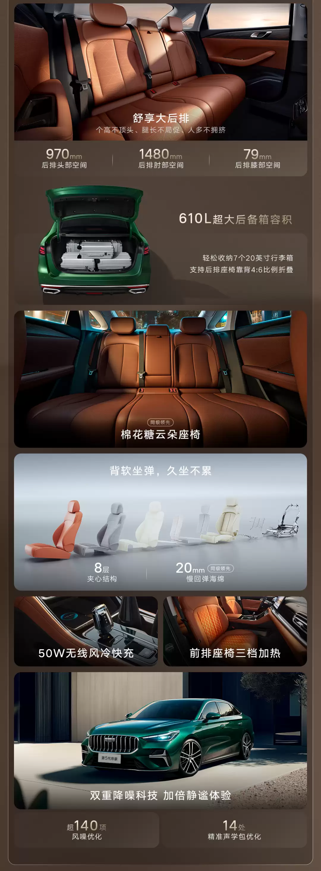 最低 6.89 万-8.59 万元就能买 4.8 米长的轿车，吉利第 5 代帝豪开启预售