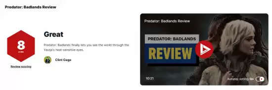 《铁血战士：杀戮之地》IGN 8分！为IP开辟了全新方向