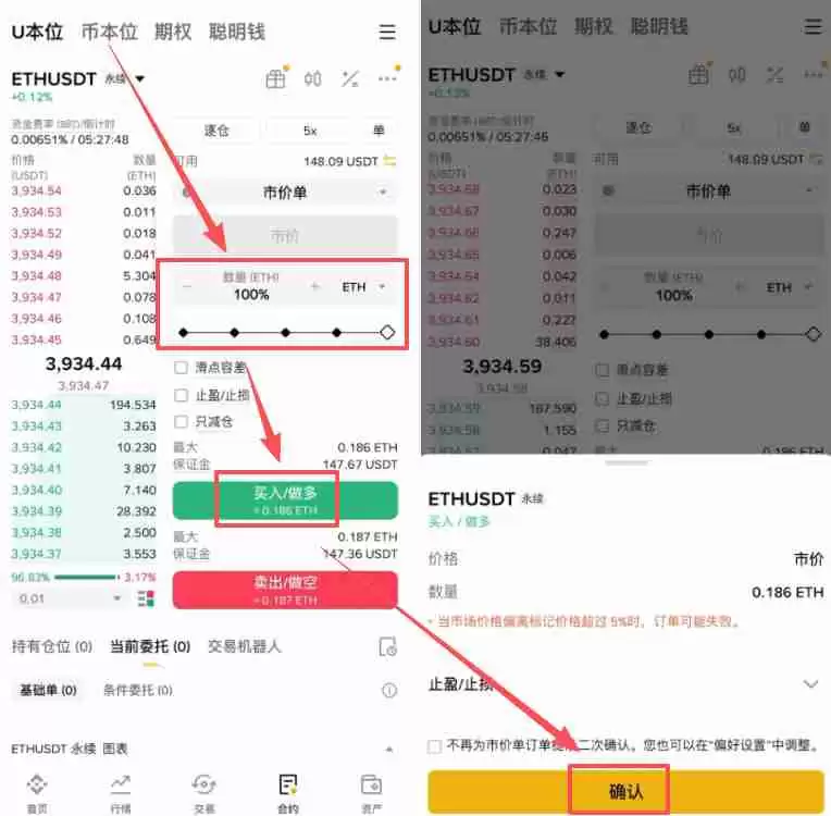 如何在币安做多/做空以太坊ETH？以太币合约怎么做？