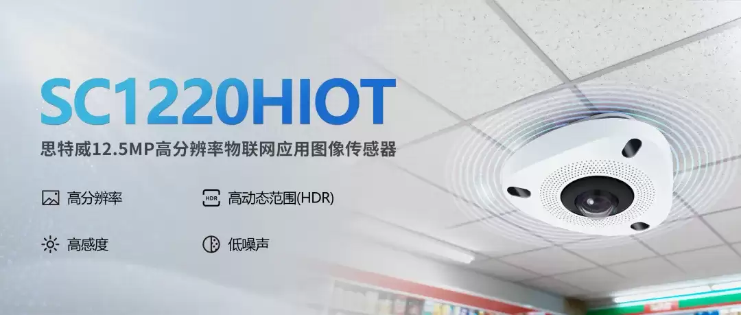 思特威发布1250万像素CMOS传感器,专用于全景监控