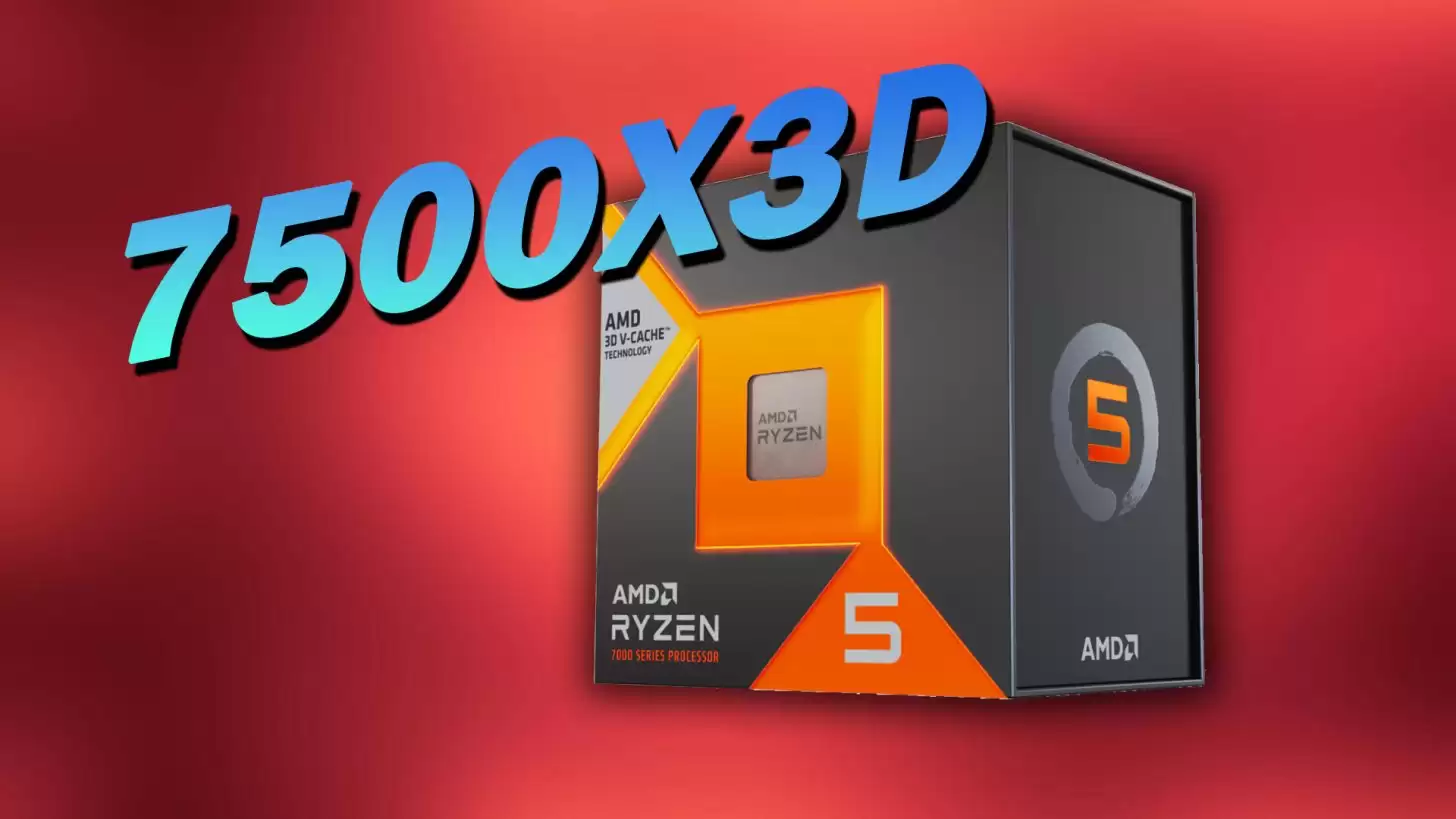 AMD 7500X3D 处理器性能首曝,96MB L3 缓存、比 7600X3D 慢约 8%