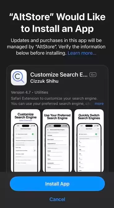 苹果 iOS 26.2 beta版已支持日本用户安装第三方应用商店