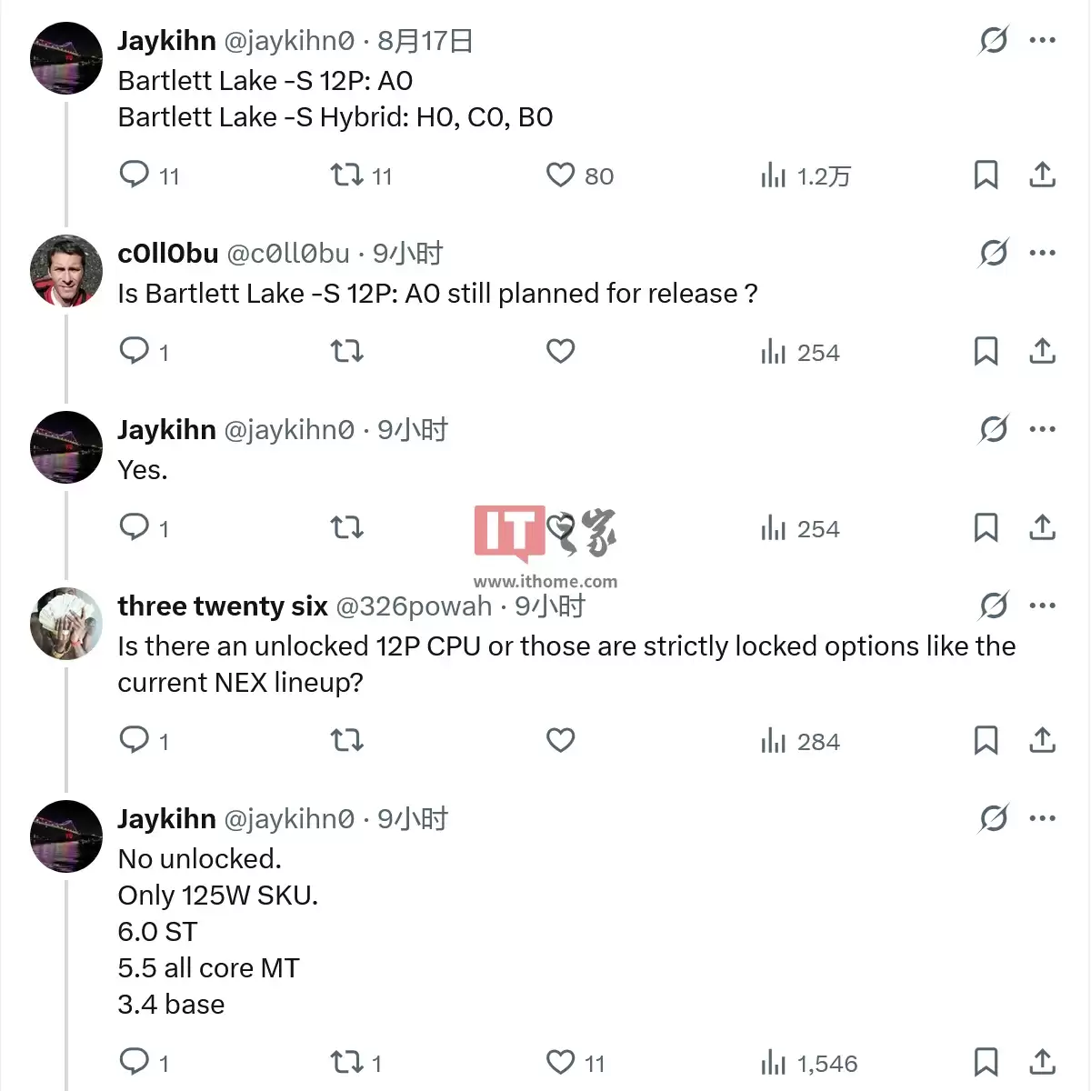 曝英特尔仍将推出纯 P 核版 