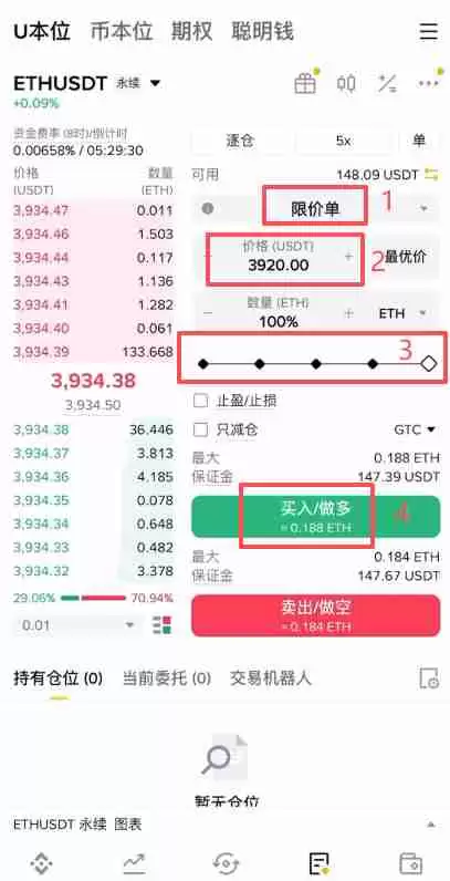 如何在币安做多/做空以太坊ETH？以太币合约怎么做？