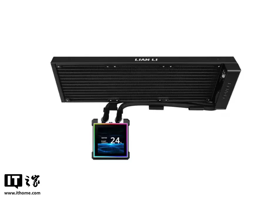 到手价 899 元起:联力隐流 2 代一体式水冷上市,内置方形 LCD 屏幕、可选无风扇 / TL120 版
