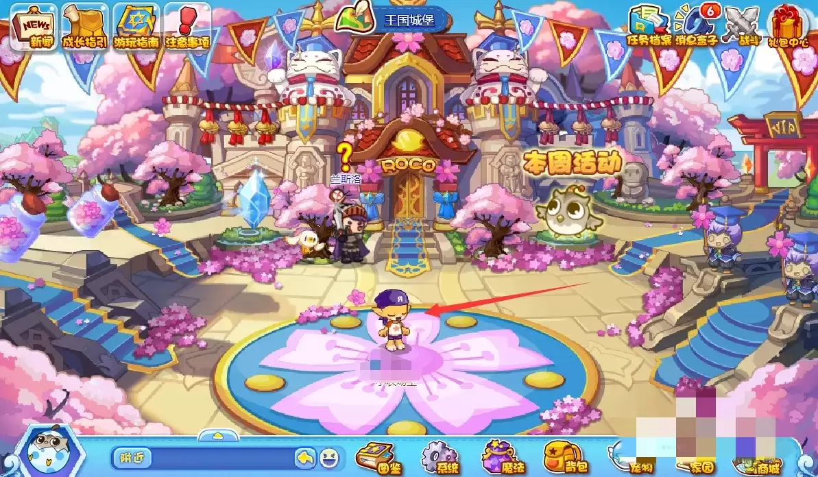 洛克王国怎么把人物隐藏