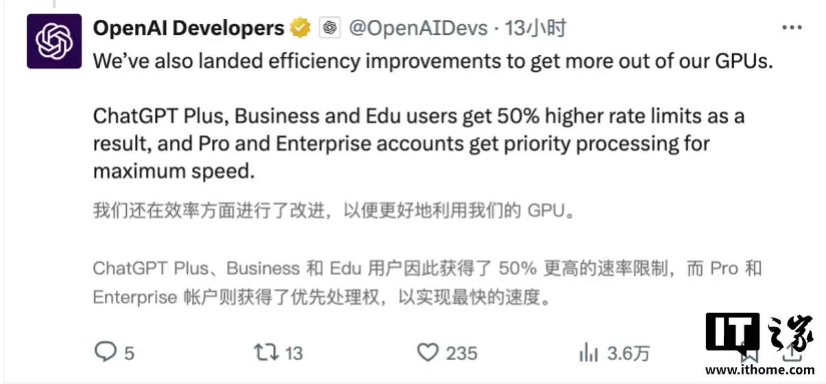 OpenAI 推出 GPT-5-Codex-Mini:“经济高效型”AI 编程模型