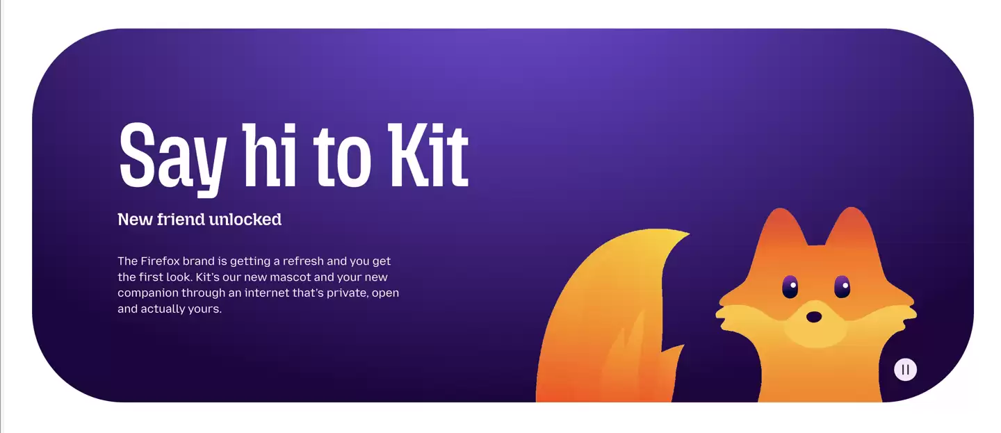 Mozilla 发布火狐浏览器 Firefox 全新吉祥物“Kit”：一只可爱的小狐狸