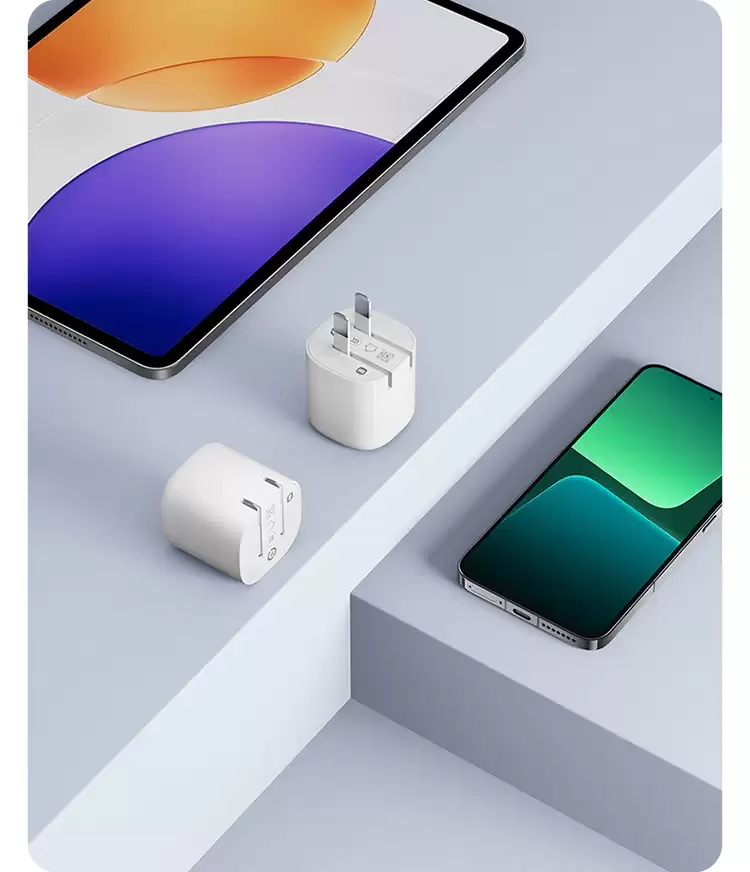小米推出新款45W GaN小布丁充电器USB-C：不含数据线54.9元，兼容苹果iPhone快充