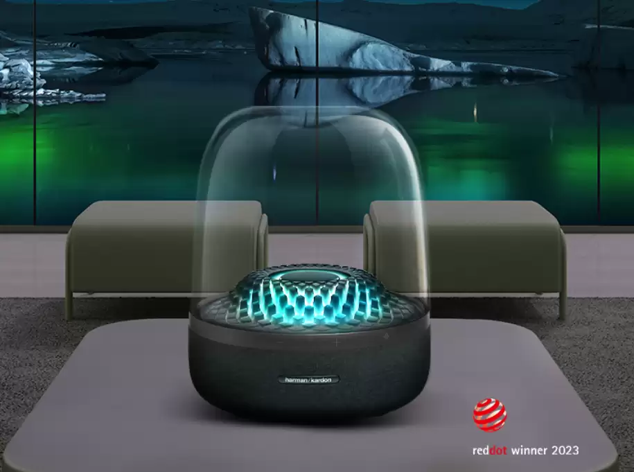 130mm 低频单元：哈曼卡顿音乐琉璃 4 代音箱 1259 元百亿补贴 + 6 期免息