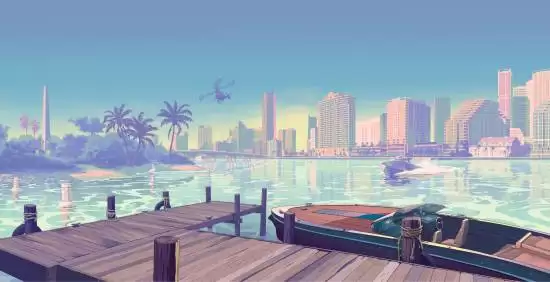 GTA6发售延期至2026年11月，网友还原完整背景图引热议